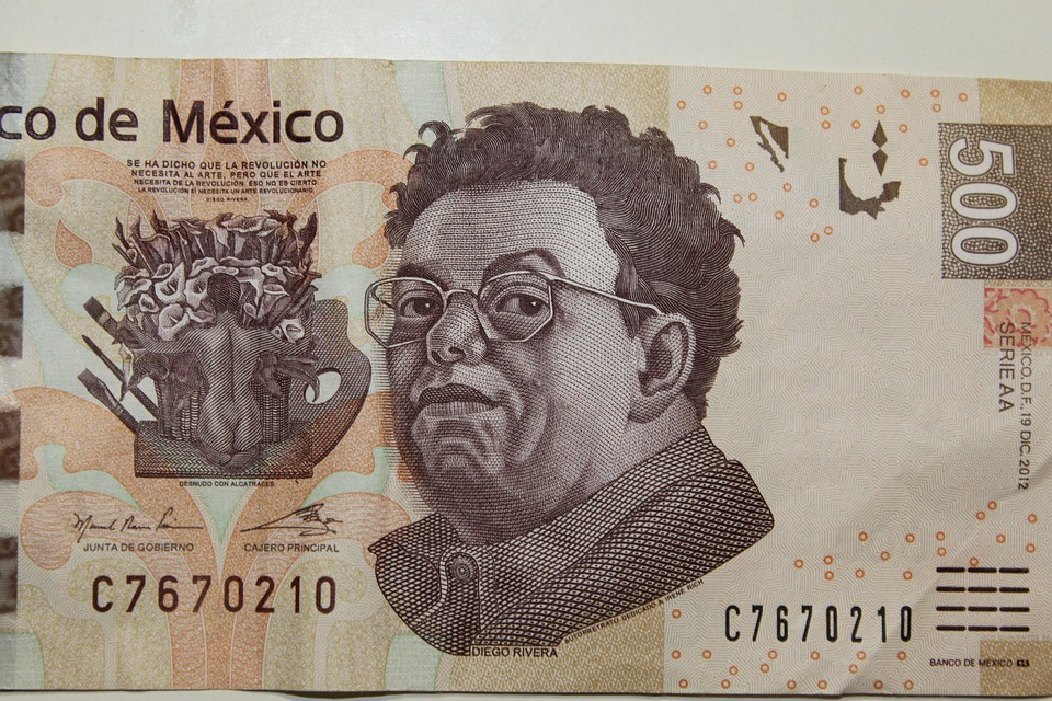 mexická bankovka